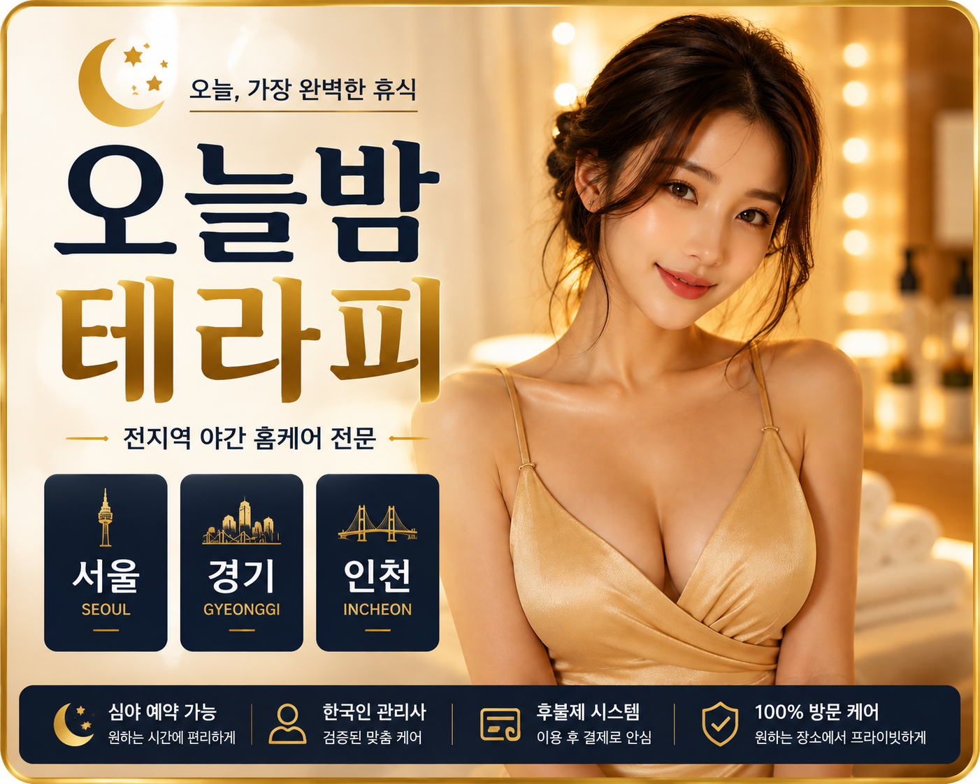 오늘밤테라피 서울·경기·인천 지역 안내 대표이미지